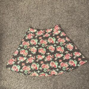 Matilda Jane Floral Cheryl Skater Flare Skirt With Pockets Size L /‎ Box 30-31